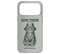 Chapeau Seau Amusant Chat Parti pêche pêcheur Jour pêcheur Coque pour iPhone 17 Pro Max