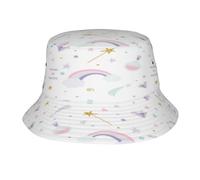 Chapeau seau licorne baguette magique fond chapeau de pêche mignon chapeau de pêcheur chapeau de soleil pliable noir