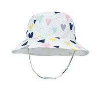 Chapeau Seau pour Bébé Chapeau de Soleil pour Bébé Chapeau de Plage Pliable Anti-Uv à Large Bord avec Sangle Réglable Chapeau de Soleil pour Tout-Petits Chapeaux de Pêcheur pour 2 à 5 Ans