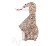 Chapeau Serpent en Fourrure Taille Xl, Coiffe Ajustable pour Carnaval | Peluche PP Coton et Polyester, Forme Enroulée, Léger et Respirant, Photo Booth, Adultes et Garçon et Filles