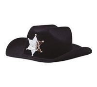 chapeau shérif feutre noir enfant - guirca 13563 Noir G