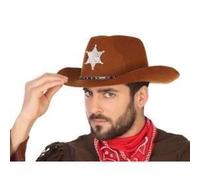 Chapeau Shérif Marron - ATOSA - Accessoire pour déguisement western et farwest