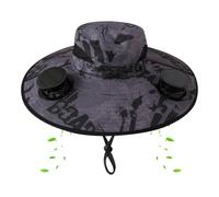 Chapeau solaire à bord large - couvre-chef de protection UV, ventilateur réglable Sunhat | FEMMES AUJOURD'HUI DE VACIONS SPORT OUTDOOR, SCHEA SUMPIA CHOISIE OIFOR PERSONNEL MAINS GRATUIT