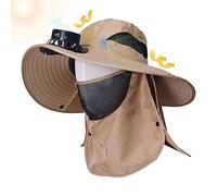 Chapeau Solaire | Cap De Ventilateur USB | Chapeau De Soleil De Bord De Bord Refroidissement | Heures De Casse-t-il Imperméables Anti-uv Rapides Pour La Pêche Extérieure Randonnée De Golf Camping RV P
