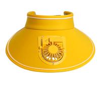 Chapeau solaire - Chapeau de soleil - Visière pare-soleil | Couvercle portable de refroidissement à 3 vitesses, chapeaux UV respirants pour parcours de golf et vélo en V
