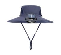 Chapeau Solaire de Refroidissement - Chapeau UV Respirant à séchage Rapide, Mini Ventilateur intégré, Couvre-Chef d'extérieur léger et réglable | Chapeaux Libres de Ventilation de Mains de Sport de