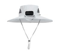 Chapeau Solaire de Refroidissement - Chapeau UV Respirant à séchage Rapide, Mini Ventilateur intégré, Couvre-Chef d'extérieur léger et réglable | Chapeaux Libres de Ventilation de Mains de Sport de