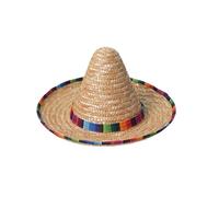 Chapeau Sombrero Mexicain, Chapeau Sombrero Paille, Chapeaux de Paille léger, avec Un Large Bord pour Femmes Hommes