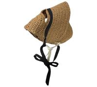 Chapeau Sombrero pour Chien - Chapeaux de Plage pour Chien, Chapeau de Soleil pour Chat | Chapeau d'été pour petit chien, protection extérieure pour petit chien, chapeau de soleil réglable rempli d'ép