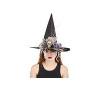 chapeau sorcière fleuri adulte - ptitclown 22208