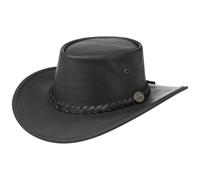 Chapeau Squashy Outback noir L (58-59 cm)