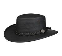 Chapeau Squashy Sundowner Kangaroo noir M (56-57 cm)