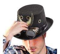 Chapeau steampunk - Chapeau de festival de musique, coiffe gothique, accessoires de danse d'Halloween, accessoire pour artistes de théâtre, festival de musique, fête à thème, fête à thème, amateurs de