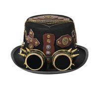 Chapeau Steampunk | Headswear de cosplay amovible | Gothic Retro Costume Cap | Conception d'accessoires du voyageur du temps | Chapeau Steampunk pour hommes, carnaval, halloweens, déguisement