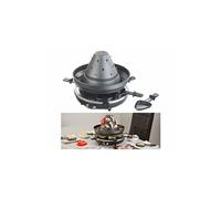 Chapeau tatare électrique 1500 2 en 1 avec appareil à raclette pour 6 personnes Rosenstein & Söhne