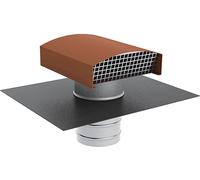 Chapeau toiture métal couleur tuile - AXELAIR - CTTM355