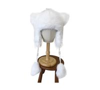 Chapeau trappeur mignon en forme d'oreille d'ours pour adulte - Protection des oreilles - Cadeau d'hiver chaud pour étudiants et adolescents - Bonnet tricoté pour femme et adolescente, b, Taille