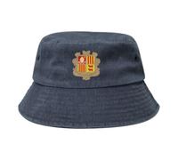 Chapeau Trendy Unisexe avec Principauté D'Andorre Emblème National - Technologie Transfert Thermique - Anti-UV Et Confortable