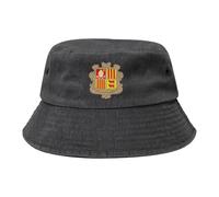 Chapeau Trendy Unisexe avec Principauté D'Andorre Emblème National - Technologie Transfert Thermique - Anti-UV Et Confortable