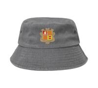 Chapeau Trendy Unisexe avec Principauté D'Andorre Emblème National - Technologie Transfert Thermique - Anti-UV Et Confortable