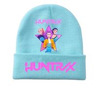 Chapeau tricoté en pure laine chapeau seau d'hiver, groupe de chasse aux sorcières à la mode couleur unie chapeau pull en laine chaud for l'extérieur Demon Hunter(W)