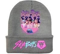 Chapeau tricoté en pure laine chapeau seau d'hiver, groupe de chasse aux sorcières à la mode couleur unie chapeau pull en laine chaud for l'extérieur Demon Hunter(R)