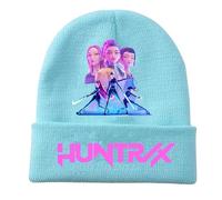 Chapeau tricoté en pure laine Witch Hunt, chapeau seau d'hiver, chapeau pull en laine chaud d'extérieur de couleur unie à la mode Demon Hunter(C)