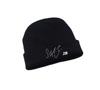 Chapeau tricoté pour garçons Bangtan Boys, Bangtan Boys Le même Chapeau, Chapeau Suga Jin Jimin Jung Kook J-Hope Rap-Monster V Signature, Chapeau Noir Doux, Chapeau Chaud Anti-Froid (Jin)