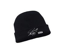 Chapeau tricoté pour garçons Bangtan Boys, Bangtan Boys Le même Chapeau, Chapeau Suga Jin Jimin Jung Kook J-Hope Rap-Monster V Signature, Chapeau Noir Doux, Chapeau Chaud Anti-Froid (Suga)