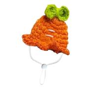 Chapeau tricoté pour hamster - 1,18 x 1,57 pouces couvre-chef pour petits animaux domestiques, bonnet pour animaux, chapeau de costume tricoté de longue durée | vêtements doux