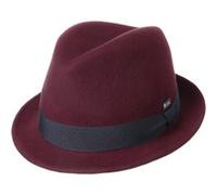 Chapeau Trilby Feutre Enfant by Lipodo bordeaux One Size