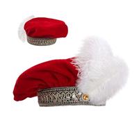 Chapeau Tudor Velours - Bérets De Chapeau De Costume Médiéval Avec Plume | Béret De Casquette De Crêpe Élisabéthaine De La Renaissance | Casquette Vintage Minstrel Attire Pour Couvre-chef Festif