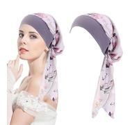 Chapeau Turban Élastique 1 Pièce, Chapeau Turban pour Femme, Couvre-Chef pour Femme, Chapeau Turban Imprimé Floral, Chapeau Turban Élégant, Accessoires Vestimentaires