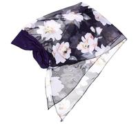 Chapeau Turban Large Bord Femme Imprimée, en Mousseline, Printemps | Foulard Léger Polyester, Couverture Élégante du Cuir Chevelu, Sport Doux, Style Féminin pour Saison Chaude Couleur Aléatoire
