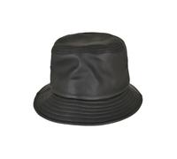 Chapeau - Urban Classics - Imitation cuir - Noir - Décontracté - Adulte
