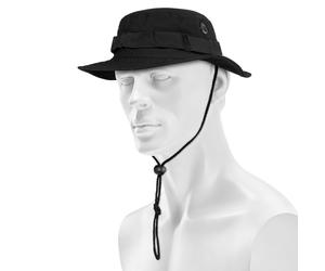 Chapeau US GI Bush Hat Boonie Rip-Stop MFH - Black S