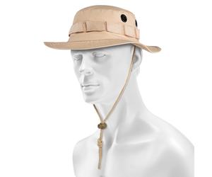 Chapeau US GI Bush Hat Boonie Rip-Stop MFH - Khaki S
