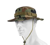 Chapeau US GI Bush Hat Boonie Rip-Stop MFH - Woodland L