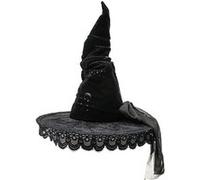 chapeau velours sorcière étoiles - chaks 11190 Gris G