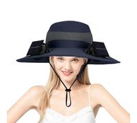 Chapeau ventilateur à énergie solaire, chapeau de soleil avec ventilateurs et panneau solaire - chapeau rechargeable avec 2 ventilateurs d'air frais respirant unisexe activités d'été plage jardin