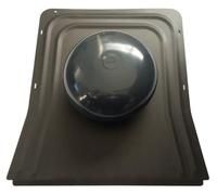 Chapeau ventilation SVC160 sur platine zinc quartz 0.7mm FERNAND - SVC160 QUARTZ