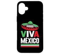Chapeau Viva Mexico aux couleurs du drapeau mexicain pour les mexicains Coque pour iPhone 16 Plus