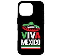 Chapeau Viva Mexico aux couleurs du drapeau mexicain pour les mexicains Coque pour iPhone 16 Pro