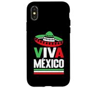 Chapeau Viva Mexico aux couleurs du drapeau mexicain pour les mexicains Coque pour iPhone X/XS