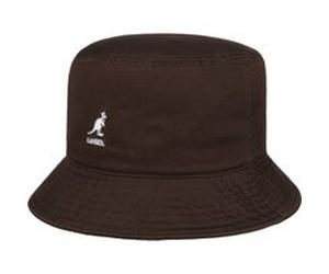 Chapeau Washed Bucket Hat by Kangol marron foncé M (56-57 cm)