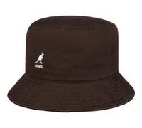Chapeau Washed Bucket Hat by Kangol marron foncé S (54-55 cm)