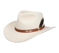 Chapeau Western Kadoka Wool blanc creme