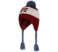 Chapeaushop Bonnet pour Enfant Super Wings Bonnet à Pompon (Taille Unique - Rouge foncé)