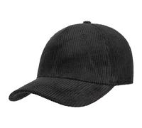 Chapeaushop Casquette Basic Corduroy Baseball Casquette en Coton Casquette de Baseball (Taille Unique - Noir)
