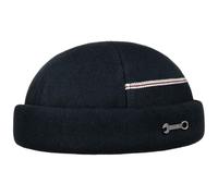 CHAPEAUSHOP Denim Garage Bonnet Docker Unicolore Fabrique en UE Homme Automne Hiver